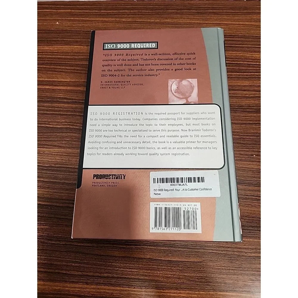 ISO‎ 9000 Required: Your Worldwide Passport to Customer Confidence [Hardcover]